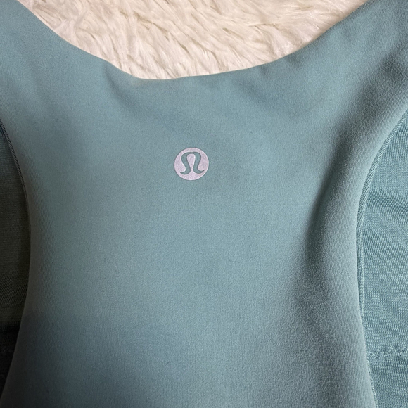 Lululemon Wunder Train Racerback Tank Top Tidal Teal Sz 4 Yoga Workout - Picture 5 of 6
